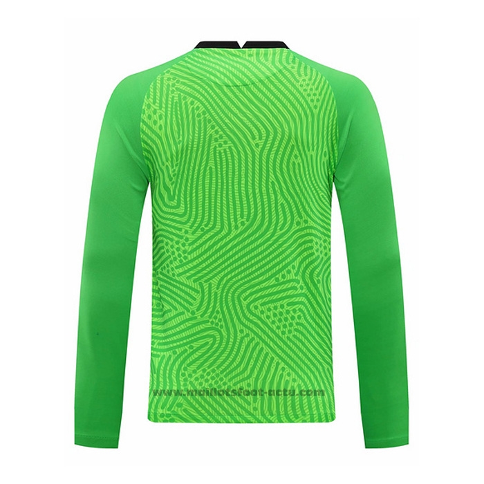 Maillot Atletico Madrid Gardien Manches Longues 2020-2021 Vert
